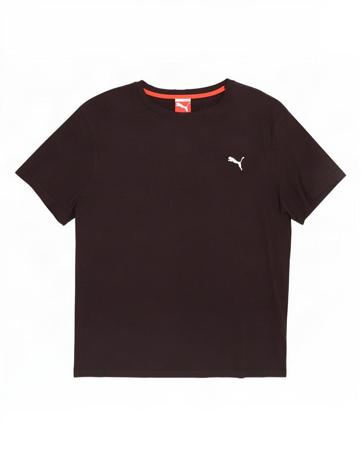T-shirt da uomo Puma Top XL in cotone nero