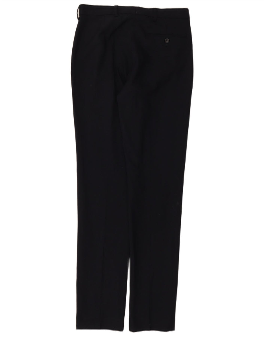 Pantaloni da abito slim da uomo Marks & Spencer W30 L33 in lana blu navy