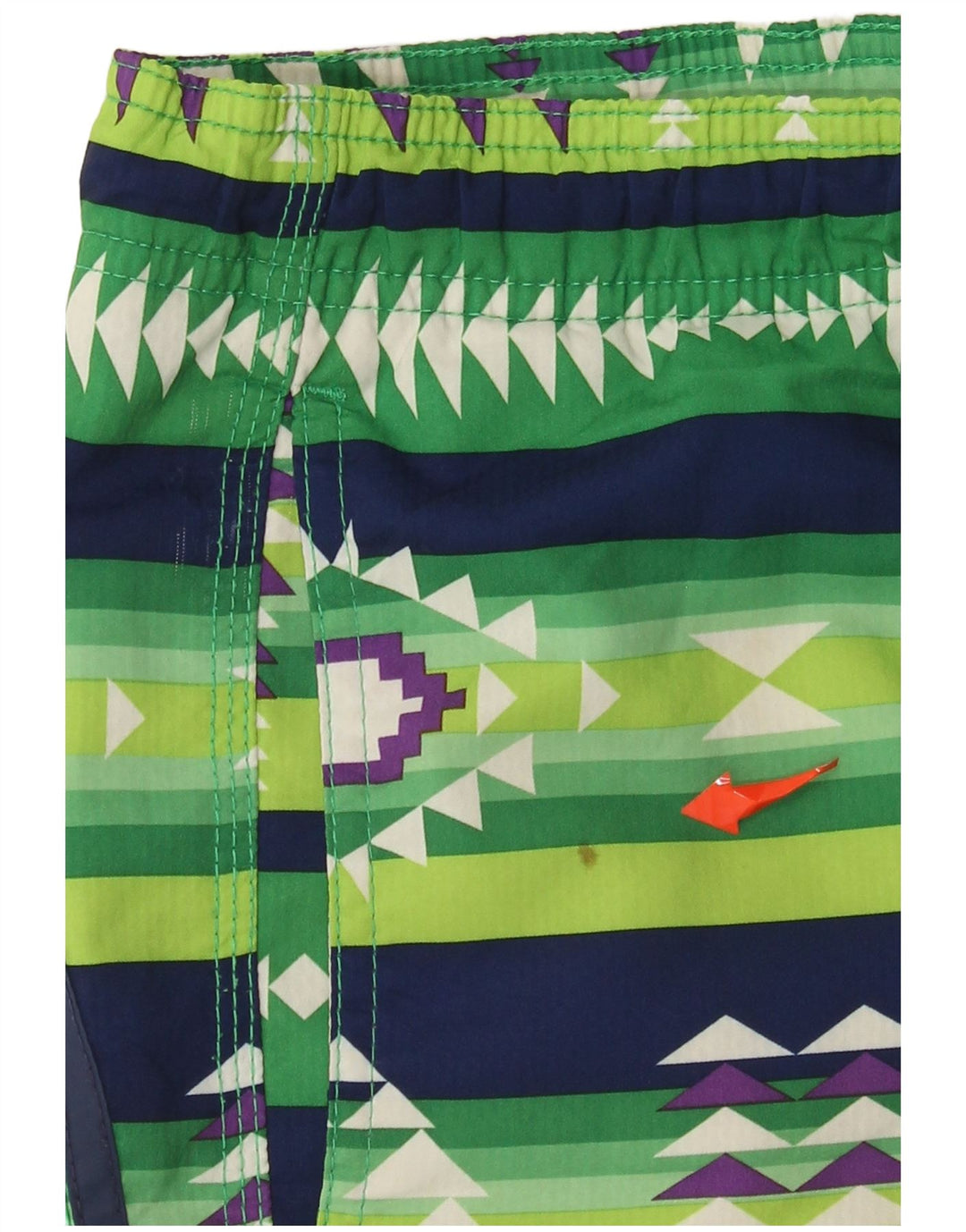 Pantaloncini da bagno da uomo Sundek XL verde geometrico in poliestere
