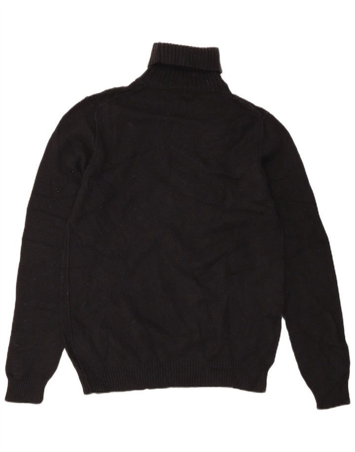 Maglione maglione girocollo da uomo Sun68 in lana nera media
