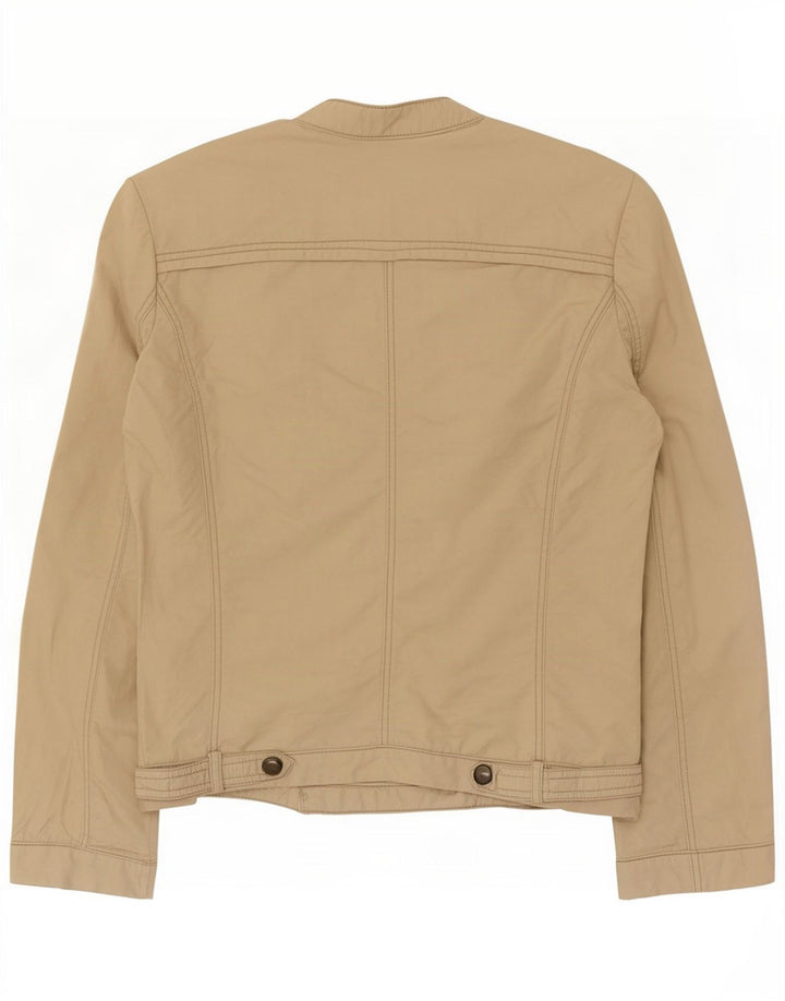 Giubbotto bomber da donna Zara UK 12 cotone beige medio