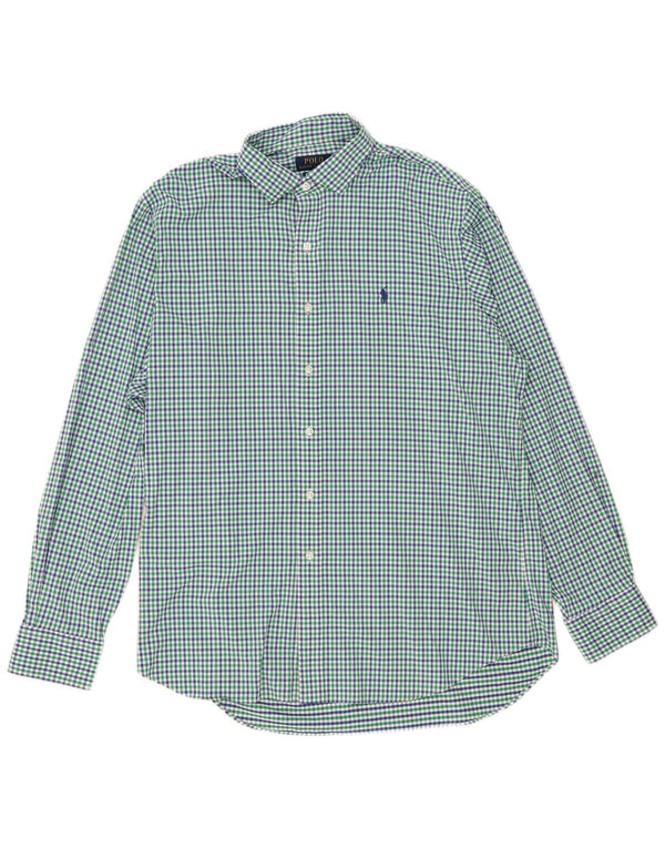 Polo Ralph Lauren Camicia da uomo in flanella Performance XL a quadretti multicolore
