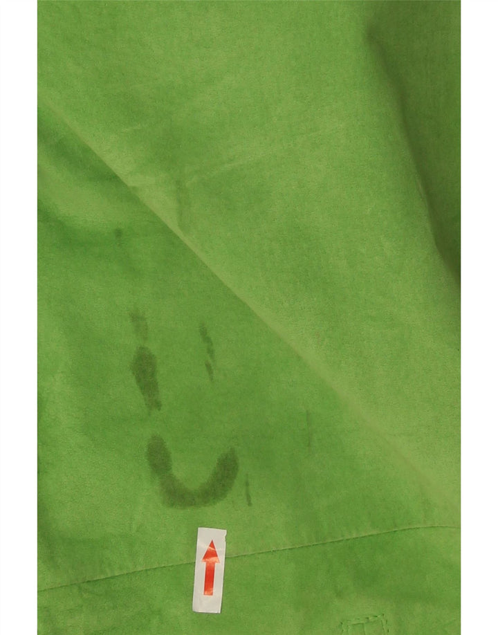 Giacca in pelle scamosciata da donna Gai Mattiolo UK 16 Large Verde