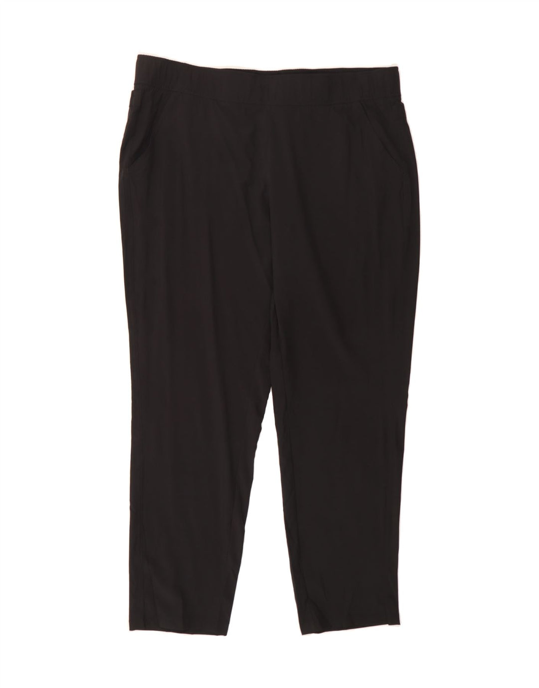 EDDIE BAUER Womens Tracksuit Trousers UK 14 Large  Black Polyester Vintage Eddie Bauer and Second-Hand Eddie Bauer from Messina Hembry 