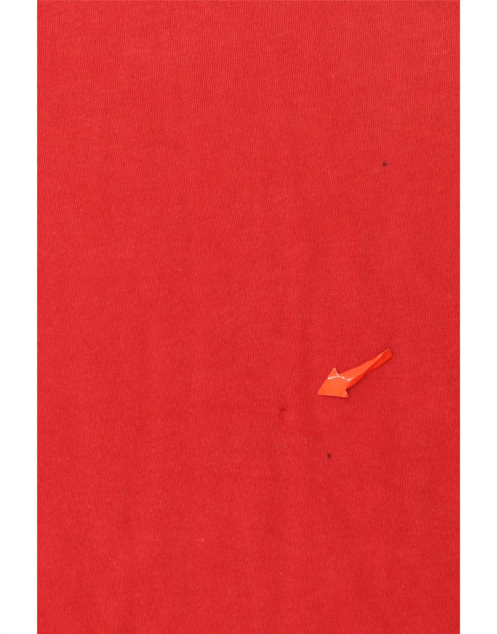 T-shirt grafica da donna Levi's Top UK 14 cotone rosso medio