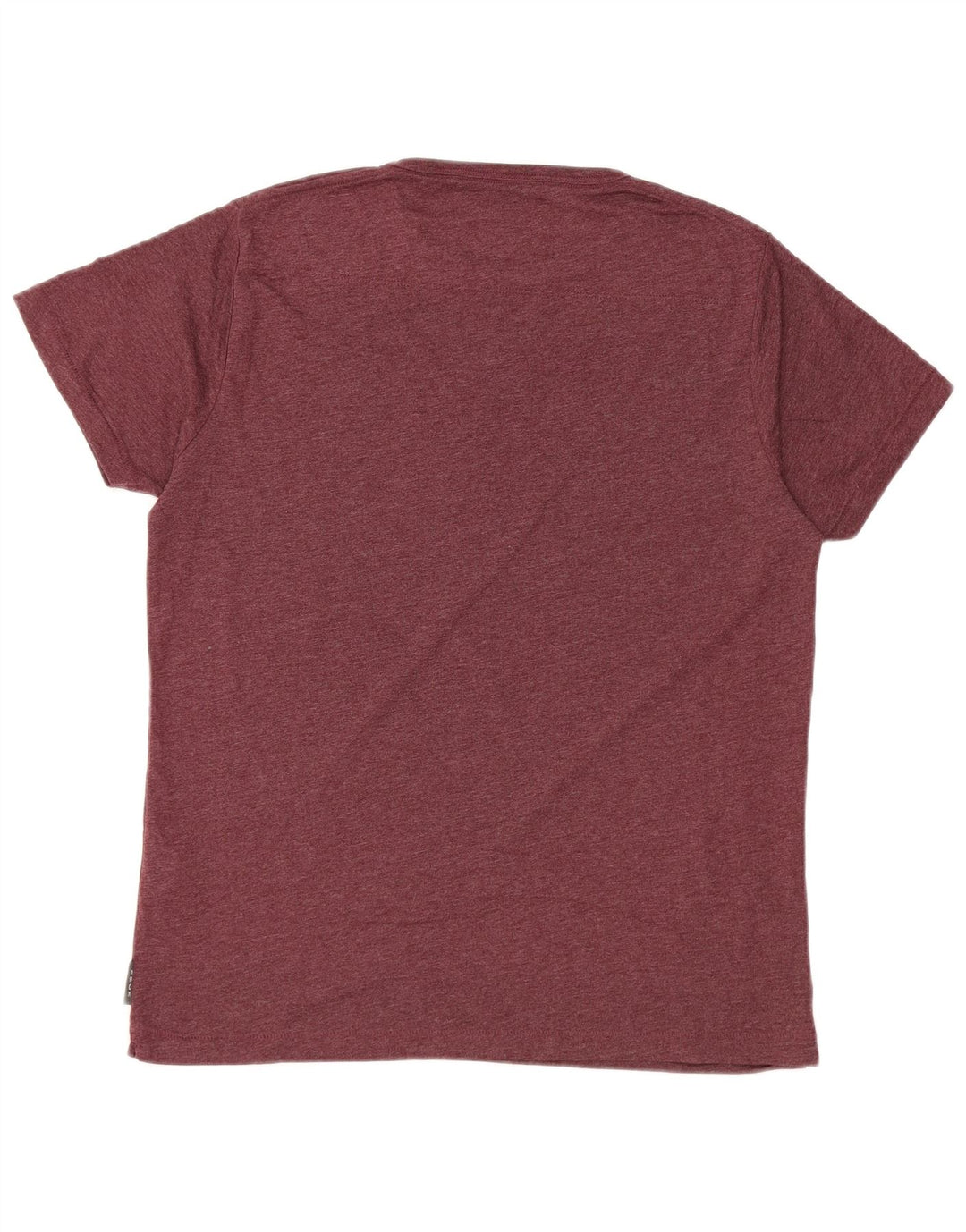 T-shirt grafica da uomo FCUK Top in cotone bordeaux medio