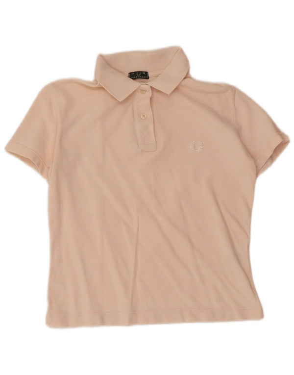Polo da donna Fred Perry UK 12 cotone rosa medio