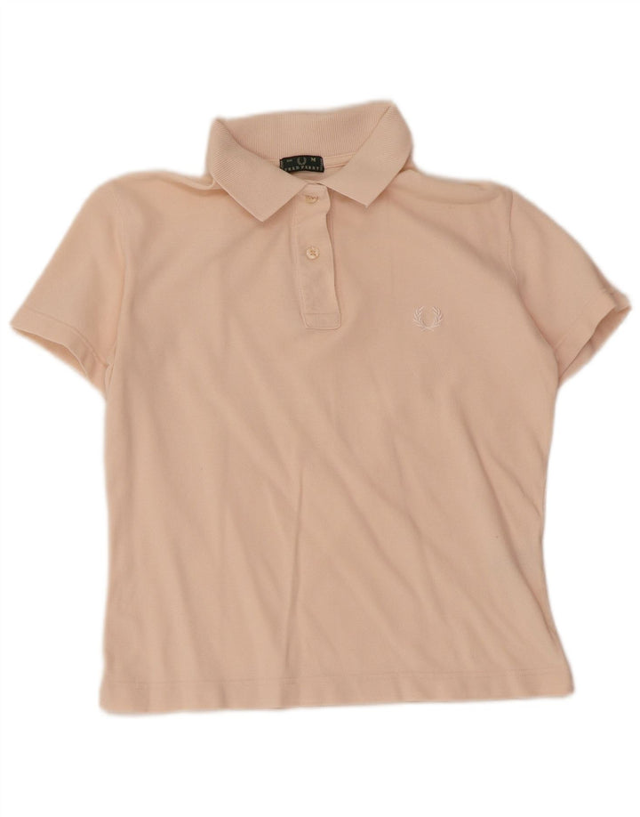Polo da donna Fred Perry UK 12 cotone rosa medio