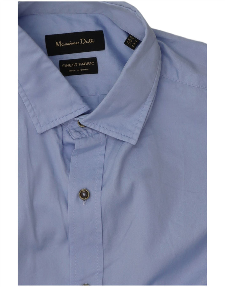 Camicia da uomo Massimo Dutti Blu medio