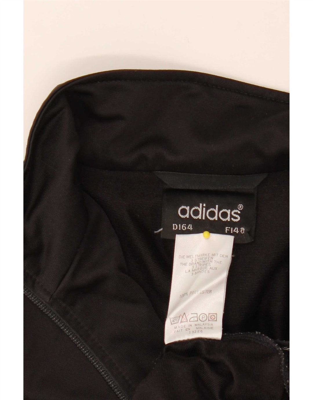 Giacca Top della tuta da ragazzo Adidas 13-14 anni in poliestere nero