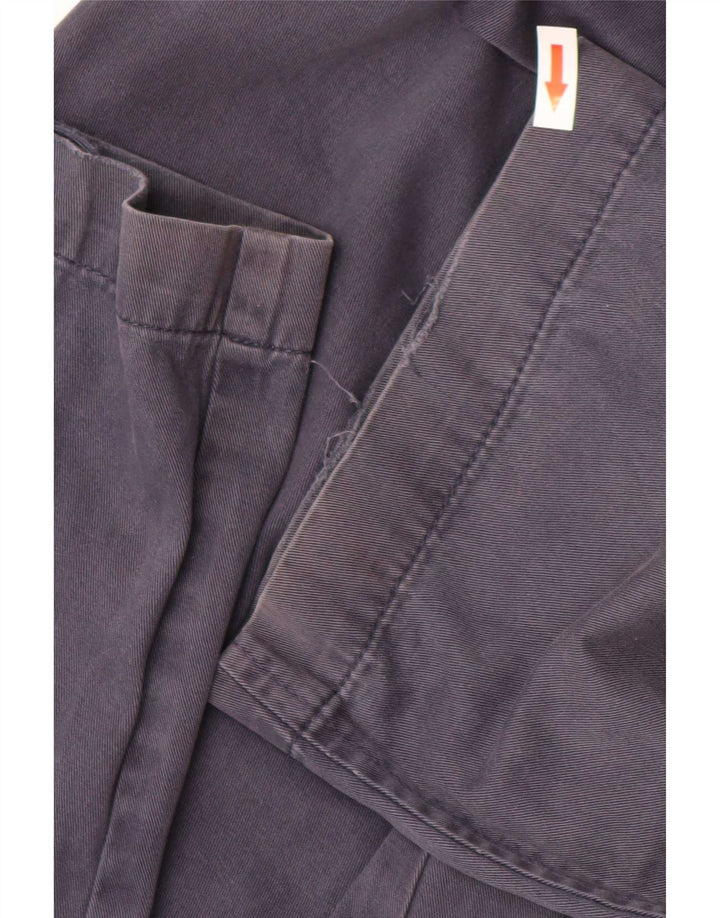 Pantaloni chino regolari da uomo Marks & Spencer W32 L31 cotone blu navy