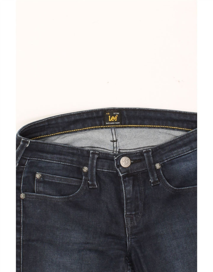 LEE Womens Skinny Jeans W27 L31 Navy Blue Cotton Vintage Lee and Second-Hand Lee from Messina Hembry 