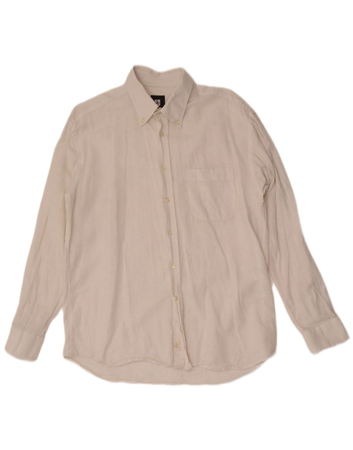 Camicia da uomo ROCCOBAROCCO Taglia 44 17 1/2 XL Bianca