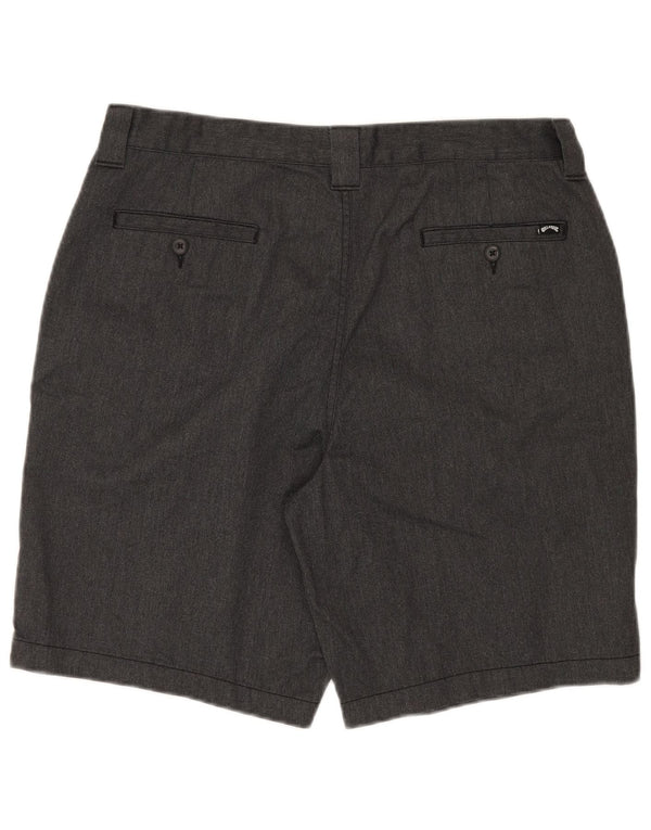 BILLABONG Mens Chino Shorts W34 Large Grey Cotton
