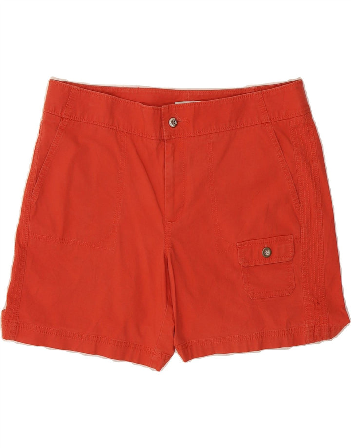 DOCKERS Womens Mid Rise Cargo Shorts US 8 Medium W32  Red Cotton Vintage Dockers and Second-Hand Dockers from Messina Hembry 