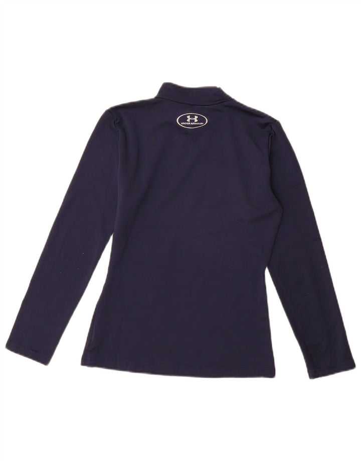 Maglia Cold Gear da bambino UNDER ARMOUR manica lunga 9-10 anni medio blu navy