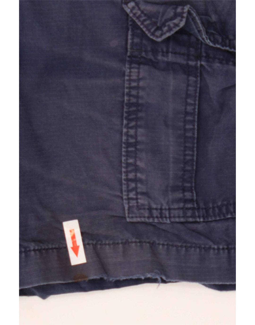 Pantaloncini cargo da uomo Gap W28 cotone a righe blu navy medio