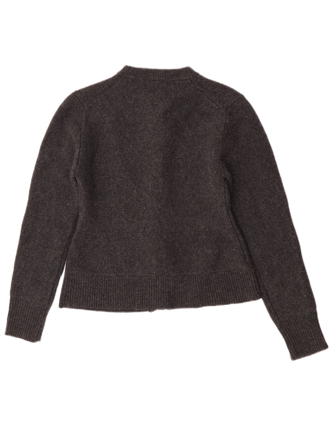 Maglione cardigan da donna Zara UK 10 piccolo grigio screziato