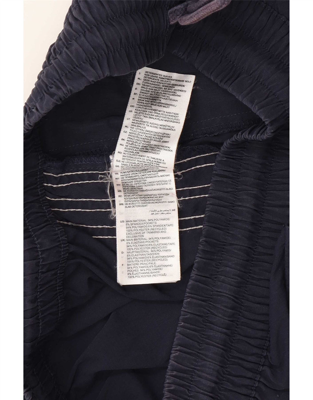 Pantaloni da tuta da uomo Adidas Joggers medi in poliestere blu navy