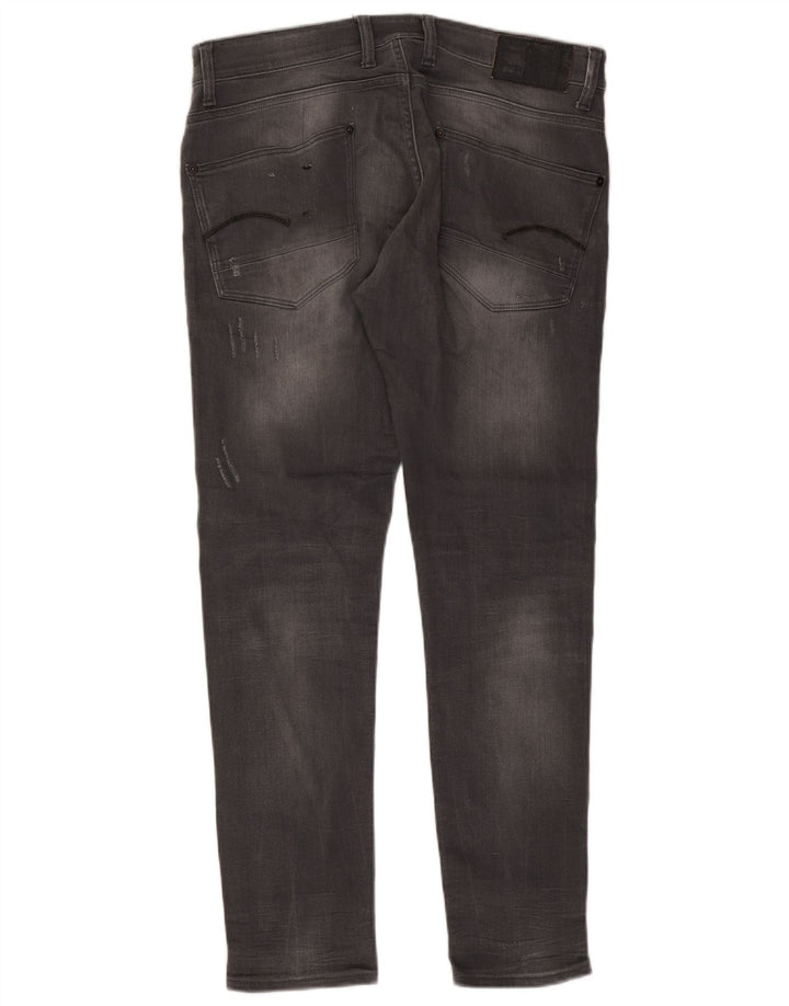 Jeans super slim effetto consumato da uomo G-Star W36 L32 cotone grigio