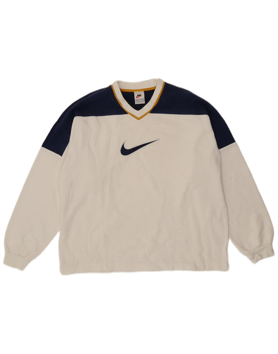 Felpa grafica da uomo Nike Felpa UK 39/41 Medium White Colourblock