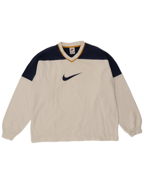 Felpa grafica da uomo Nike Felpa UK 39/41 Medium White Colourblock
