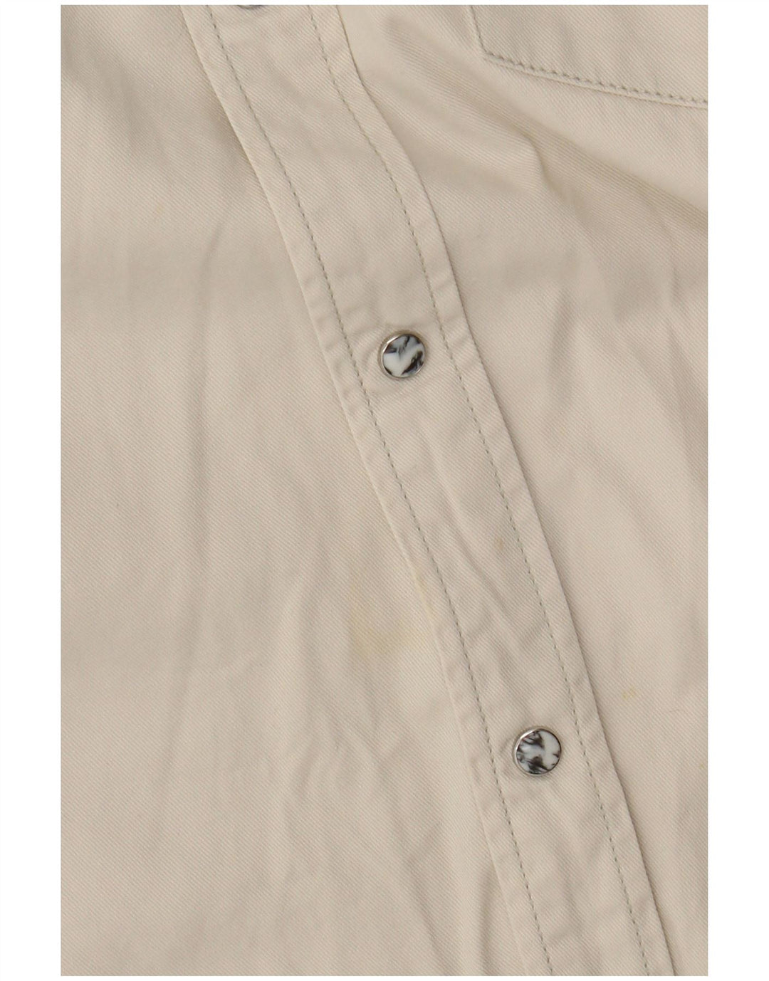 Camicia western da uomo Lee in cotone bianco sporco medio