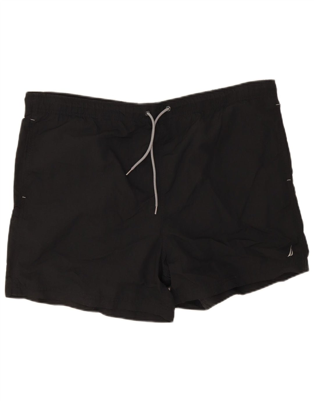 Pantaloncini da bagno da uomo Nautica grandi in nylon nero