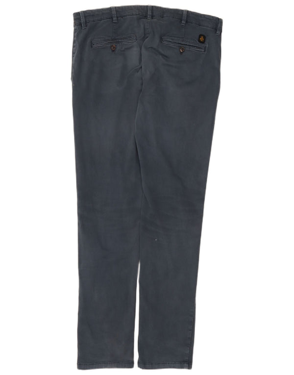 Refrigiwear Pantaloni Chino Slim da Uomo IT 52 XL W36 L32 Blu Navy Cotone