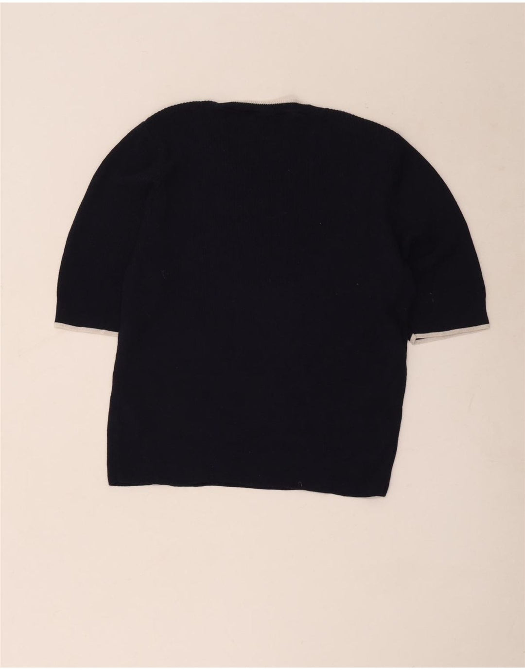 Camicetta a maniche corte da donna Marks & Spencer UK 16 Large Blu Navy