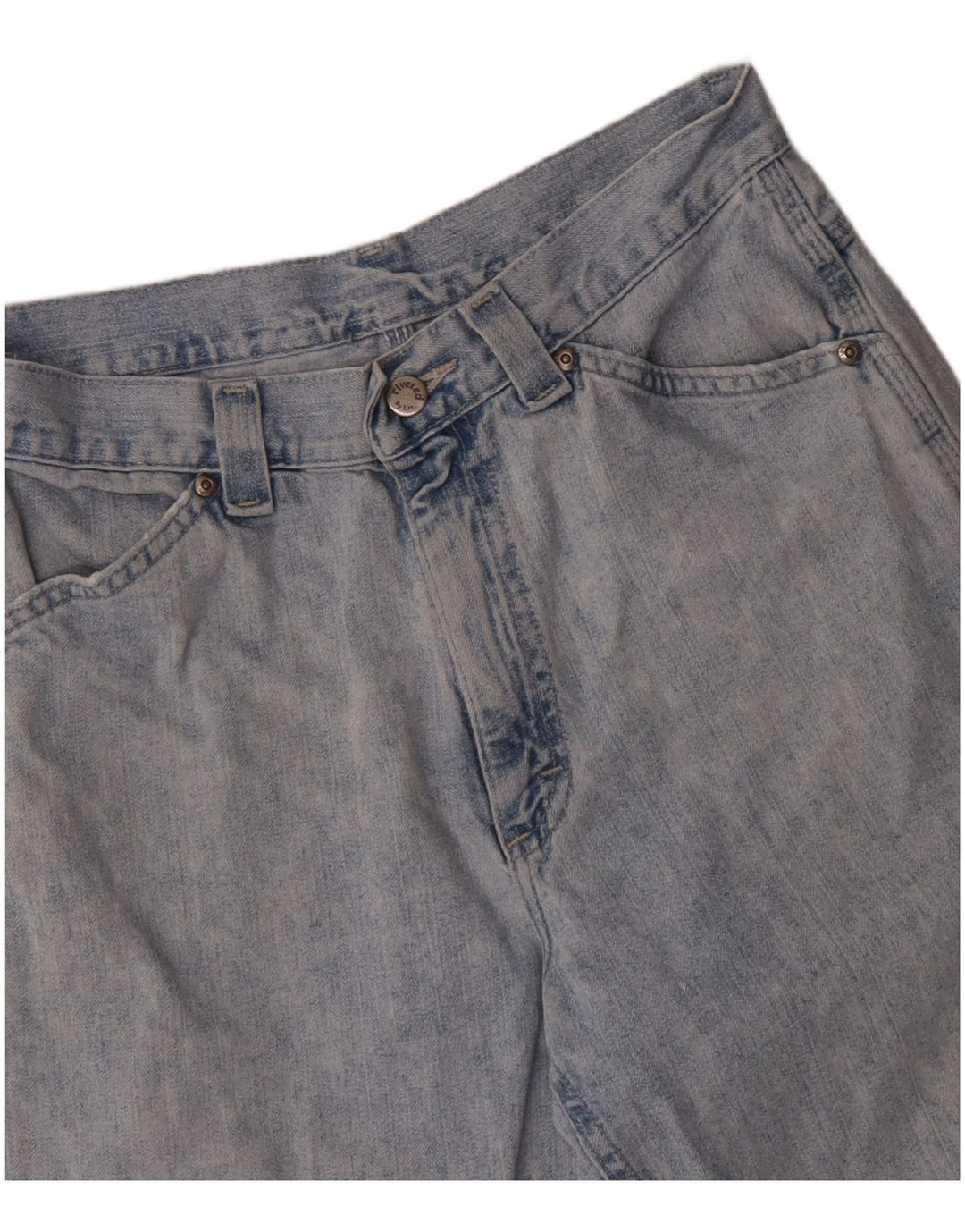 Jeans larghi cargo da donna LEE W28 L28 cotone blu