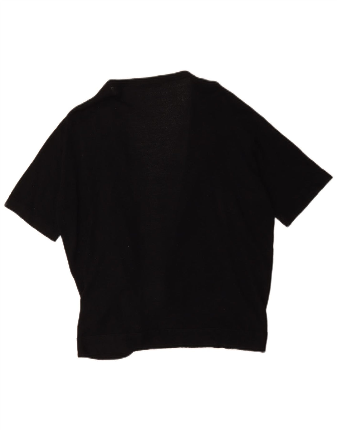 Maglione cardigan autografo da donna Marks & Spencer UK 16 grande nero