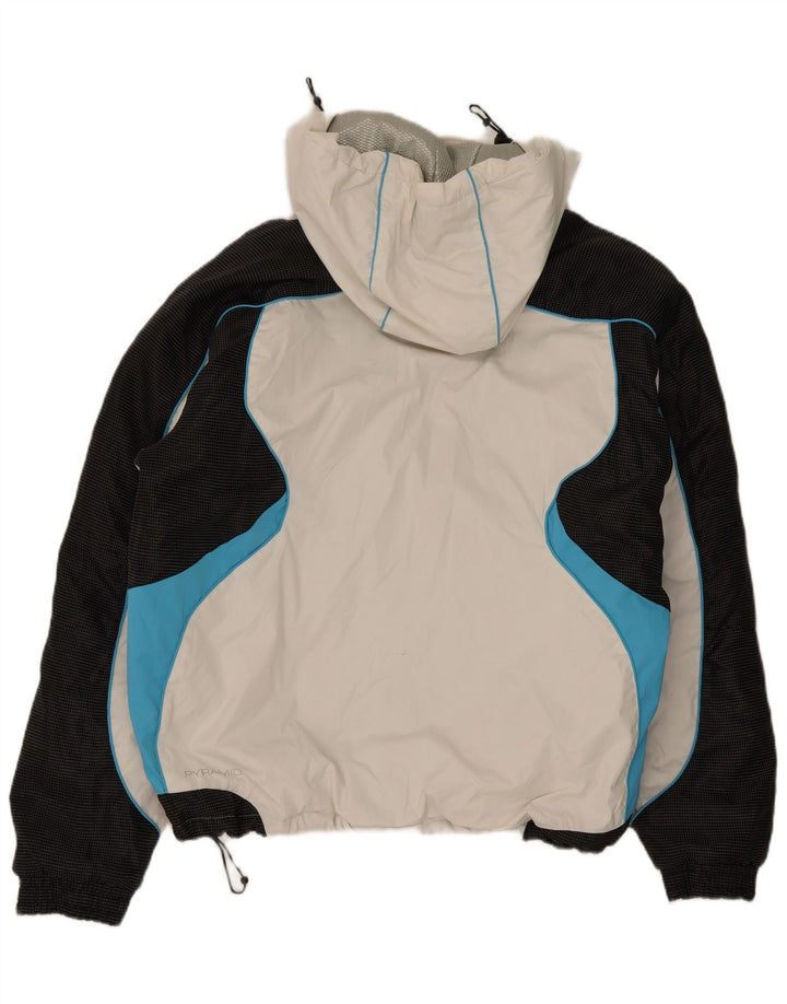 Giacca da sci con cappuccio da uomo Pyramid UK 44 2XL Colore bianco