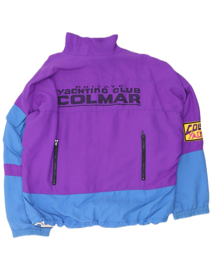 Giacca da ginnastica da uomo con grafica Colmar IT 50 Colorblock viola medio