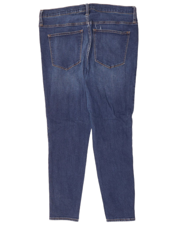J. CREW Jeans skinny a vita alta da donna W33 L28 Blu