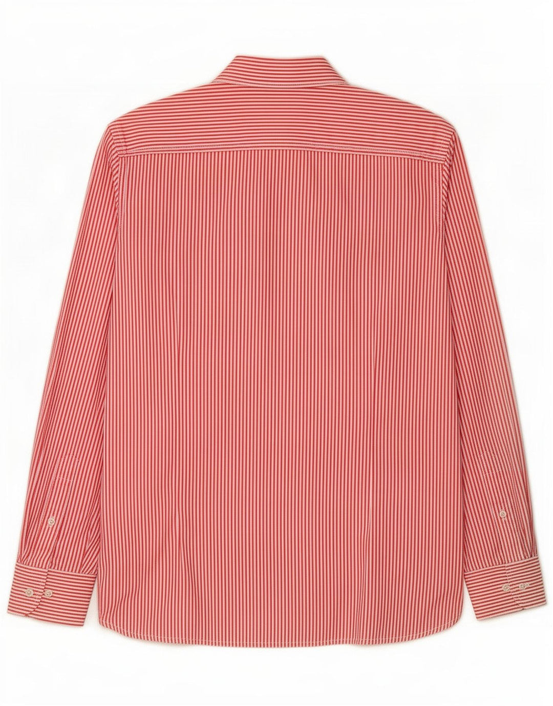 Camicia da uomo Hackett in cotone a righe rosse medie