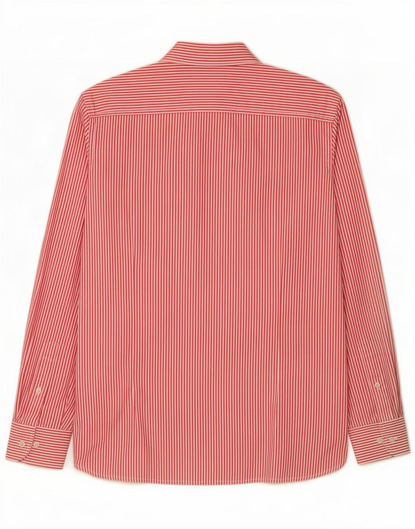 Camicia da uomo Hackett in cotone a righe rosse medie