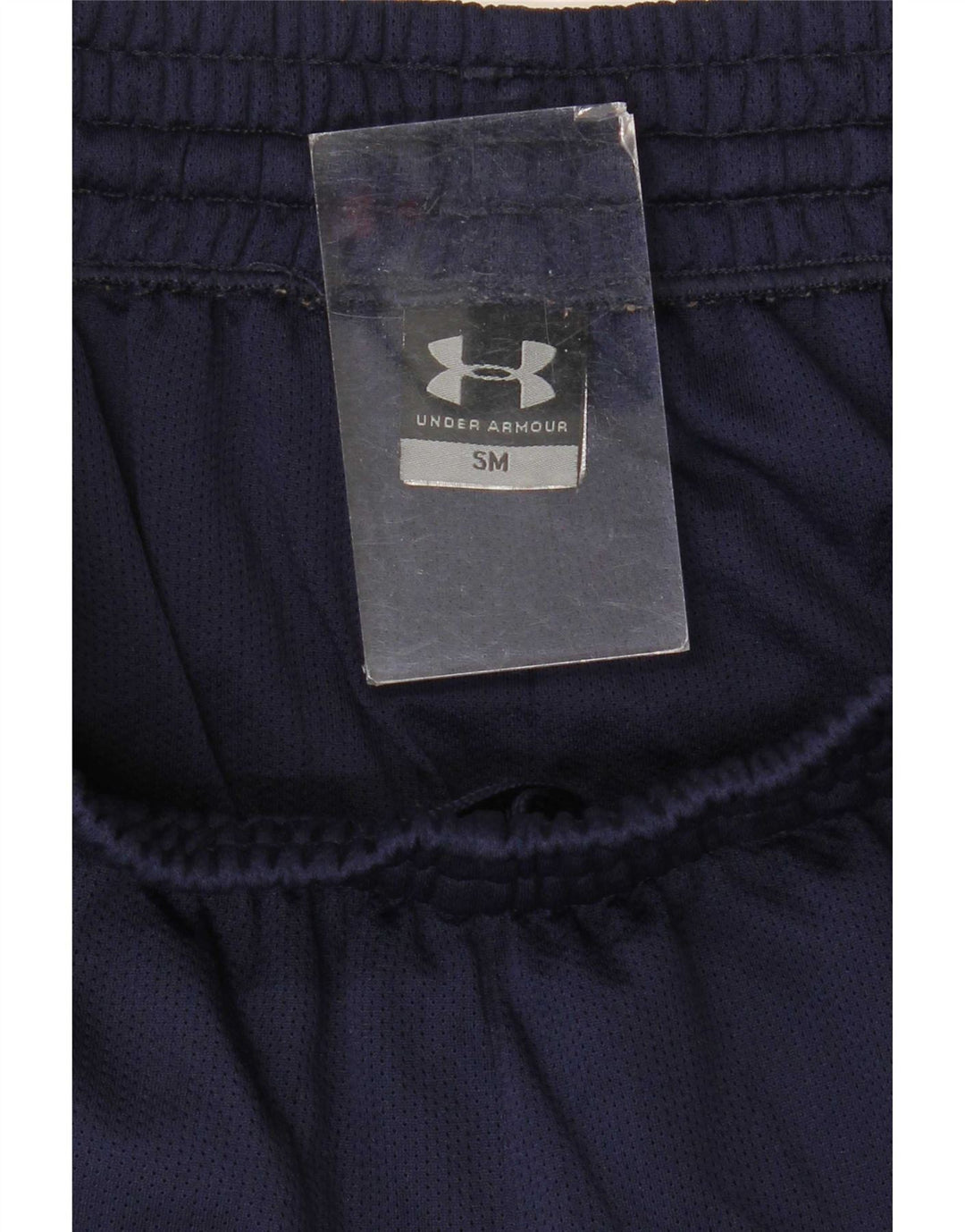 Pantaloncini sportivi da uomo Under Armour piccoli in poliestere color block blu navy