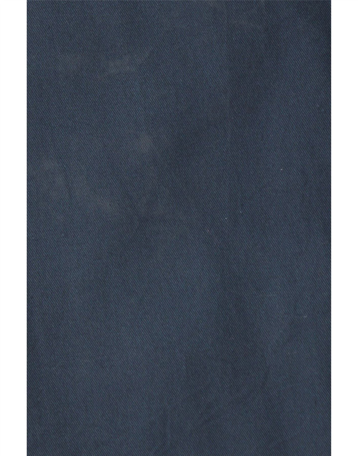 WRANGLER Mens Shirt Large Navy Blue Cotton