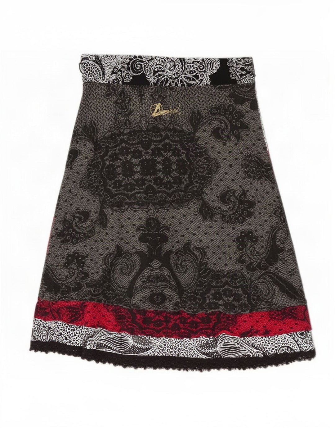 Desigual Gonna a trapezio da donna media W28 multicolore Paisley