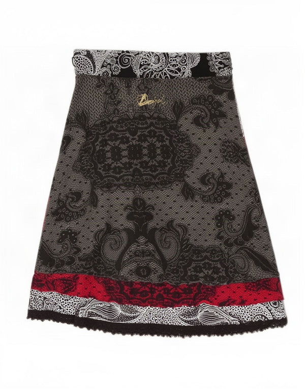 Desigual Gonna a trapezio da donna media W28 multicolore Paisley
