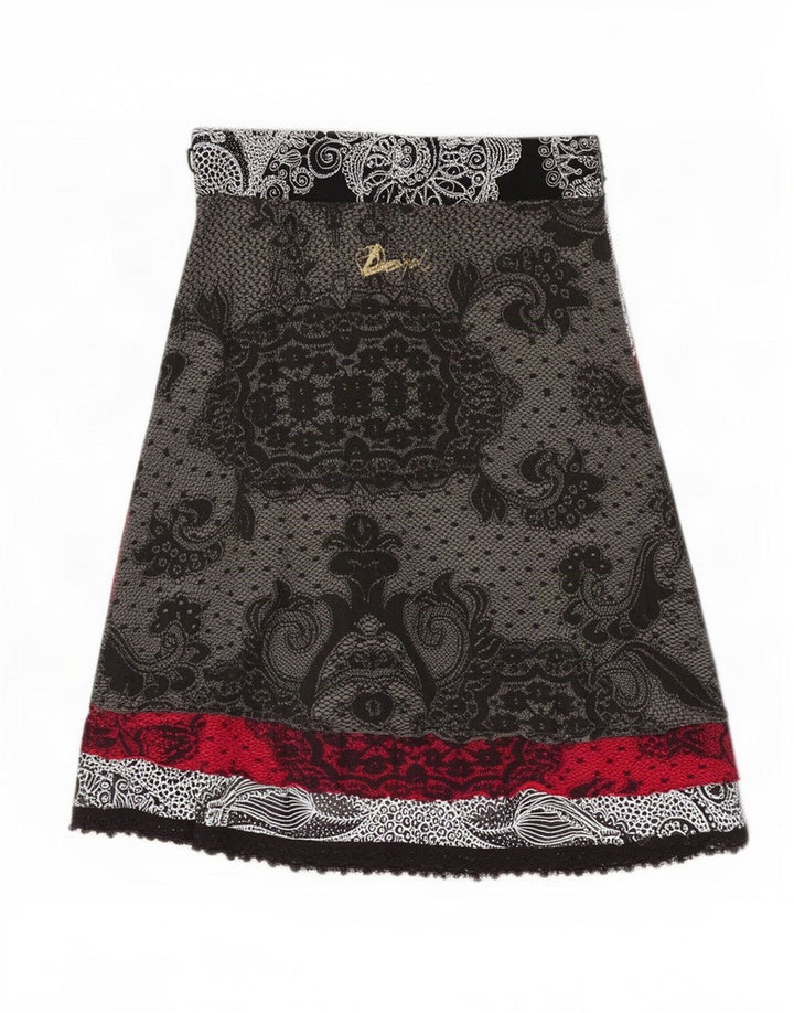 Desigual Gonna a trapezio da donna media W28 multicolore Paisley