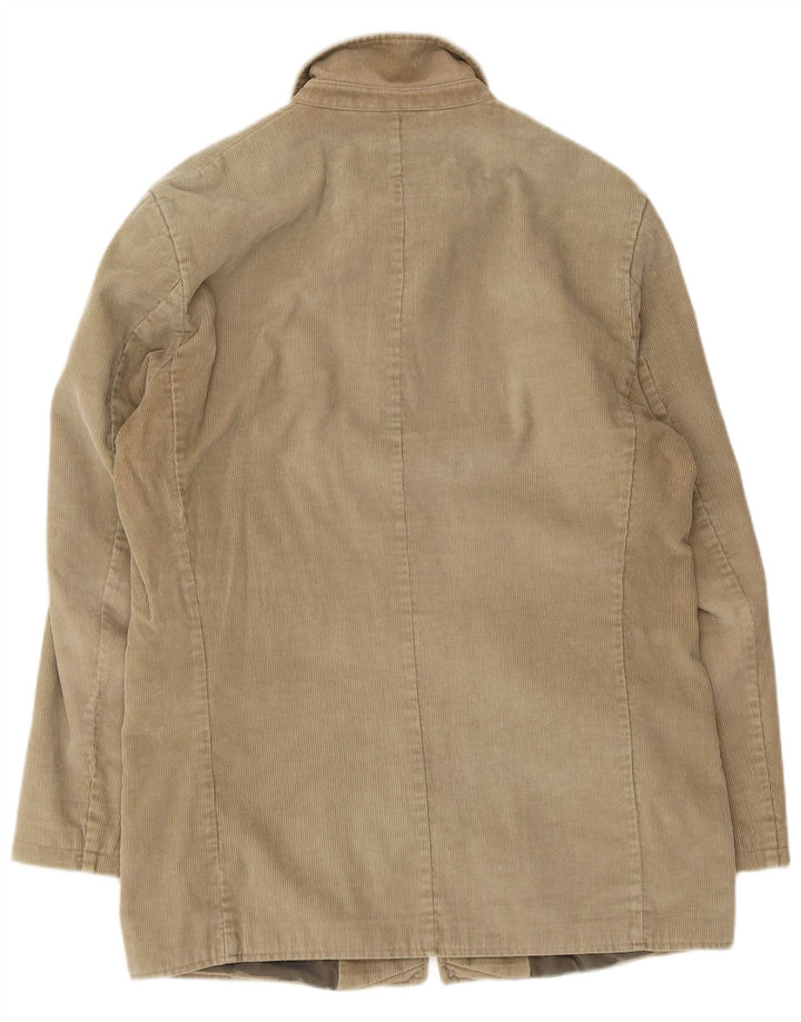 Giacca da uomo in velluto a coste cammello EU 50 grande cotone beige