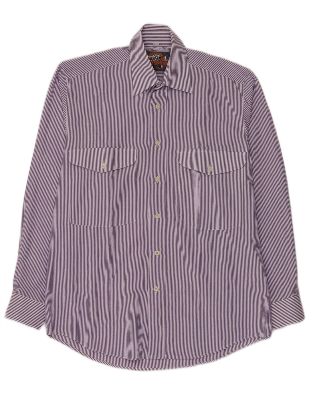 Camicia da uomo Silverstone piccola in cotone a righe viola