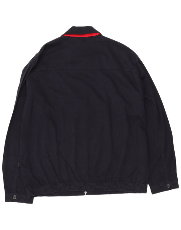 Giacca bomber da uomo Chaps UK 40 grande in cotone blu navy