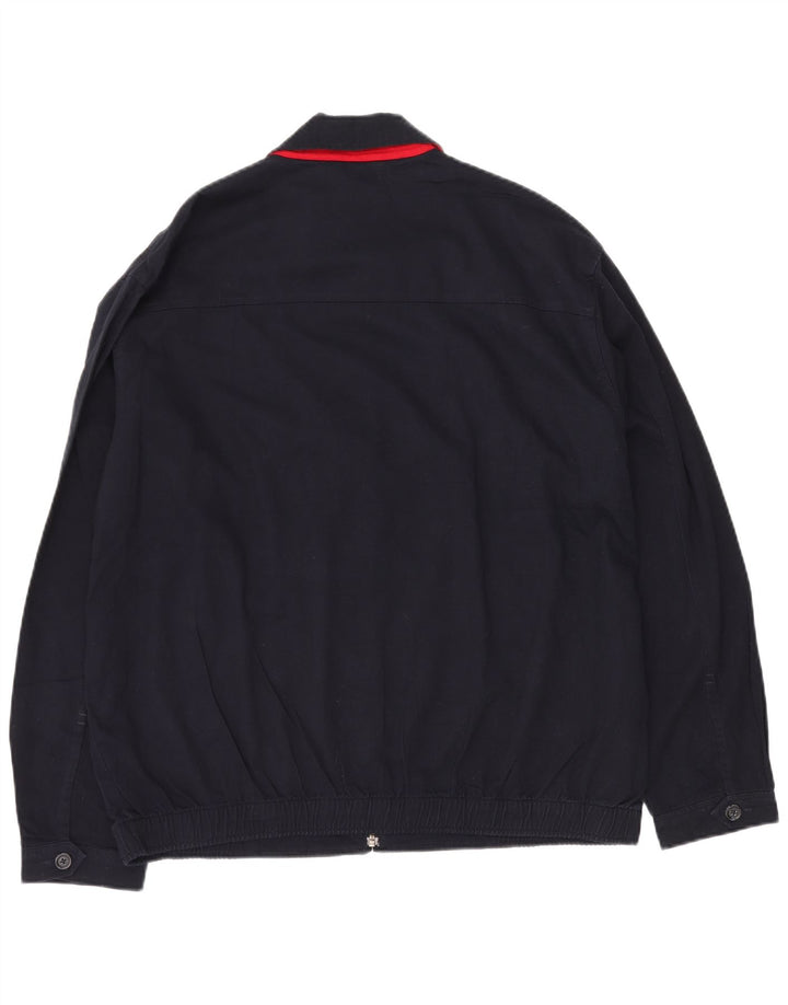 Giacca bomber da uomo Chaps UK 40 grande in cotone blu navy