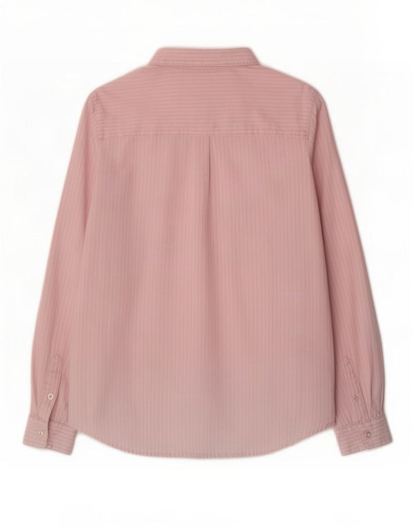 Camicia oversize da donna Superdry UK 10 Small Pink gessato