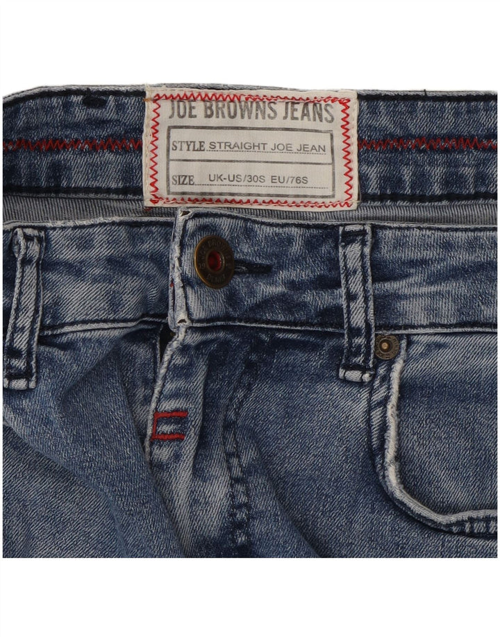 JOE BROWNS Womens Straight Jeans W30 L29 Blue Cotton