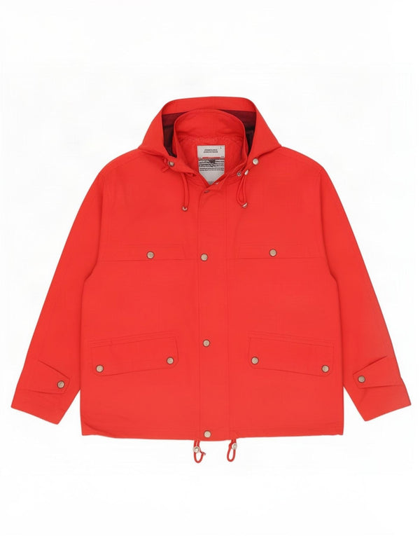 Giacca utility con cappuccio da uomo Diadora UK 42 XL Rosso Cotone