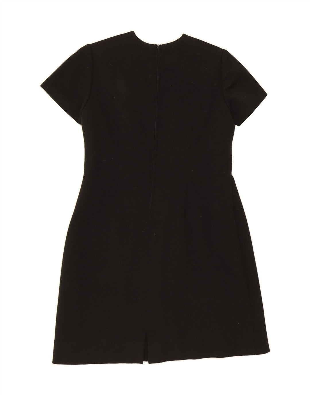 VINTAGE Womens Basic Dress UK 12 Medium Black Vintage Vintage and Second-Hand Vintage from Messina Hembry 